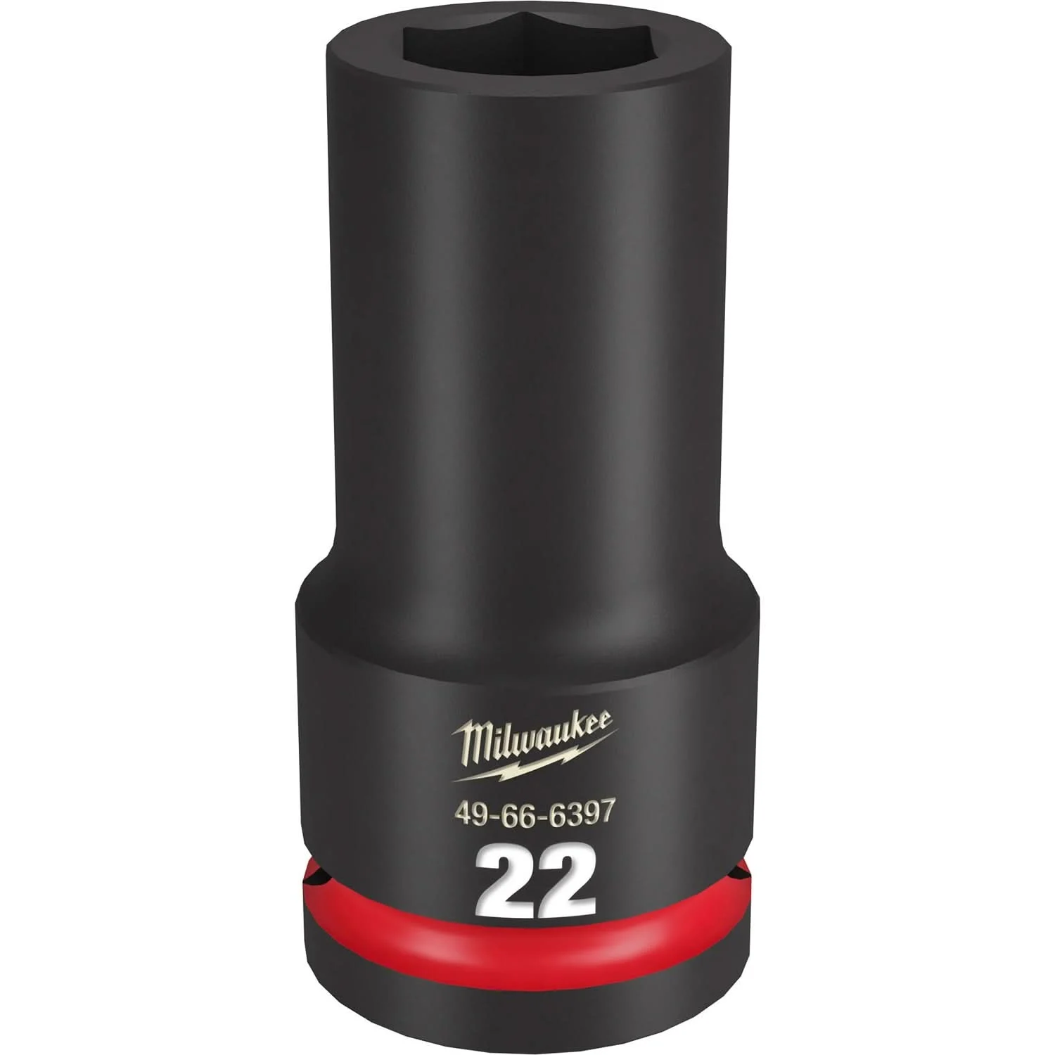 Milwaukee 49-66-6397 SHOCKWAVE Impact Duty 3/4-Inch Drive 22MM Deep 6 Point Socket