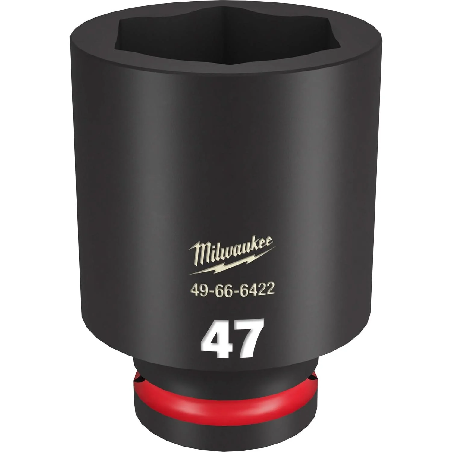 Milwaukee 49-66-6422 SHOCKWAVE Impact Duty 3/4-Inch Drive 47MM Deep 6 Point Socket