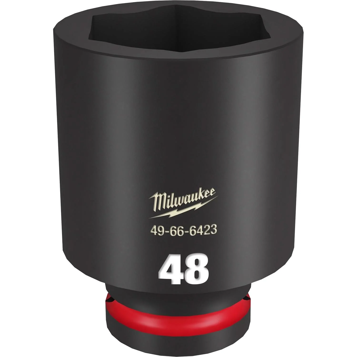 Milwaukee 49-66-6423 SHOCKWAVE Impact Duty 3/4-Inch Drive 48MM Deep 6 Point Socket