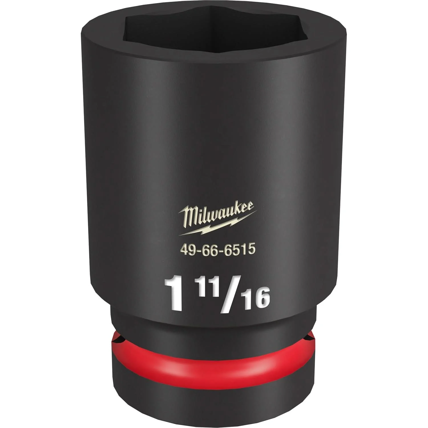 Milwaukee 49-66-6515 SHOCKWAVE Impact Duty 1-Inch Drive 1-11/16-Inch Deep 6 Point Socket