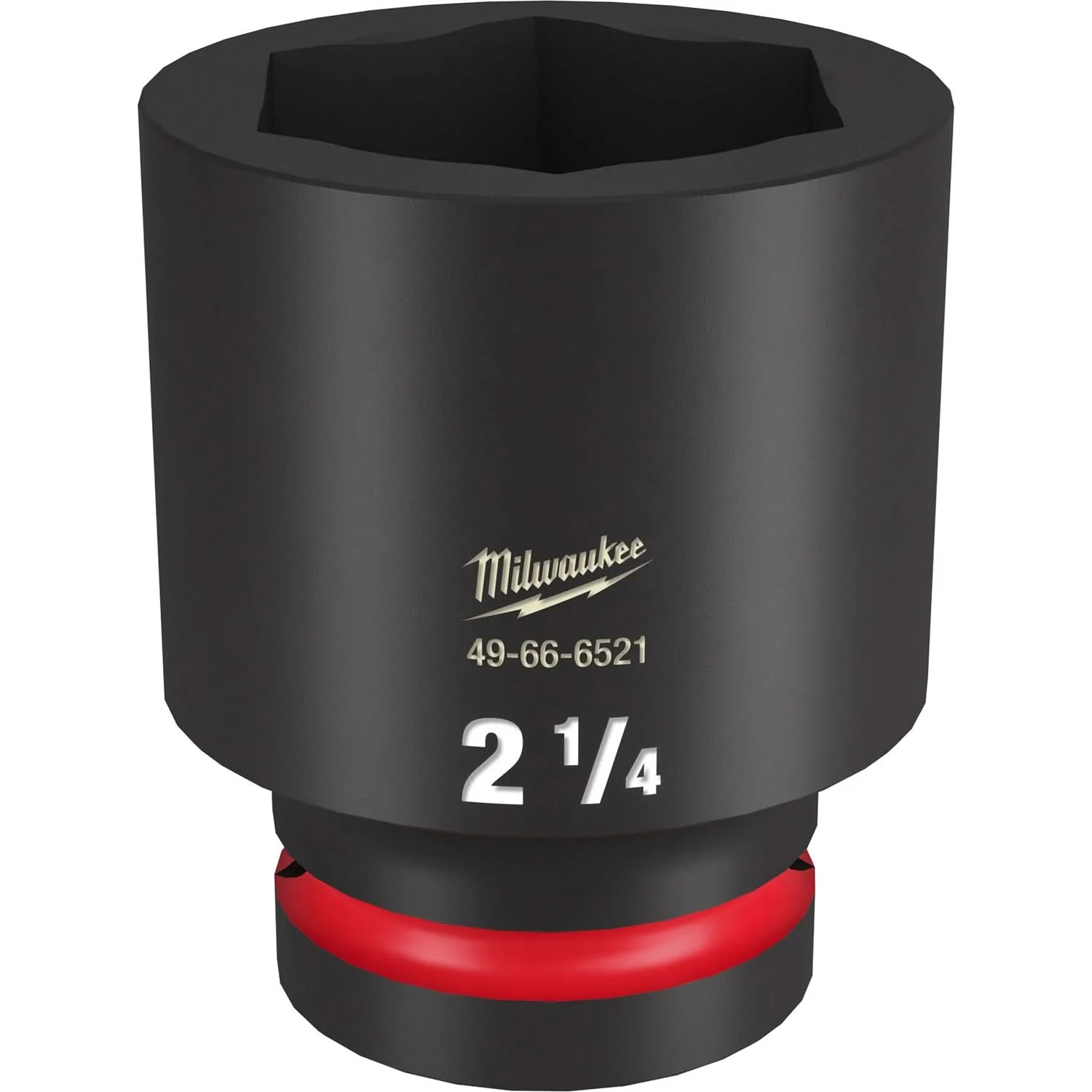 Milwaukee 49-66-6521 SHOCKWAVE Impact Duty 1-Inch Drive 2-1/4-Inch Deep 6 Point Socket