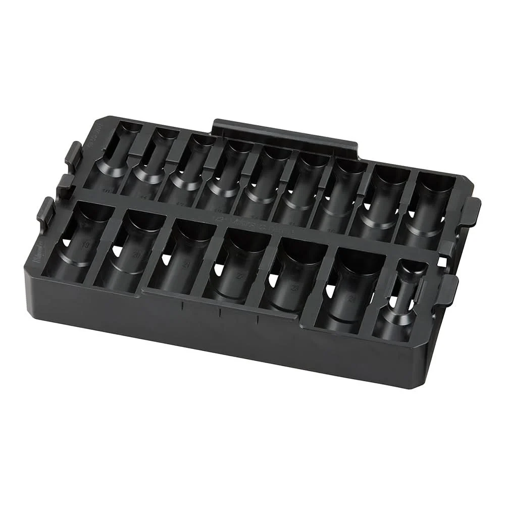 49-66-6833 Impact Socket 1/2" Dr 16PC MM TRAY ONLY