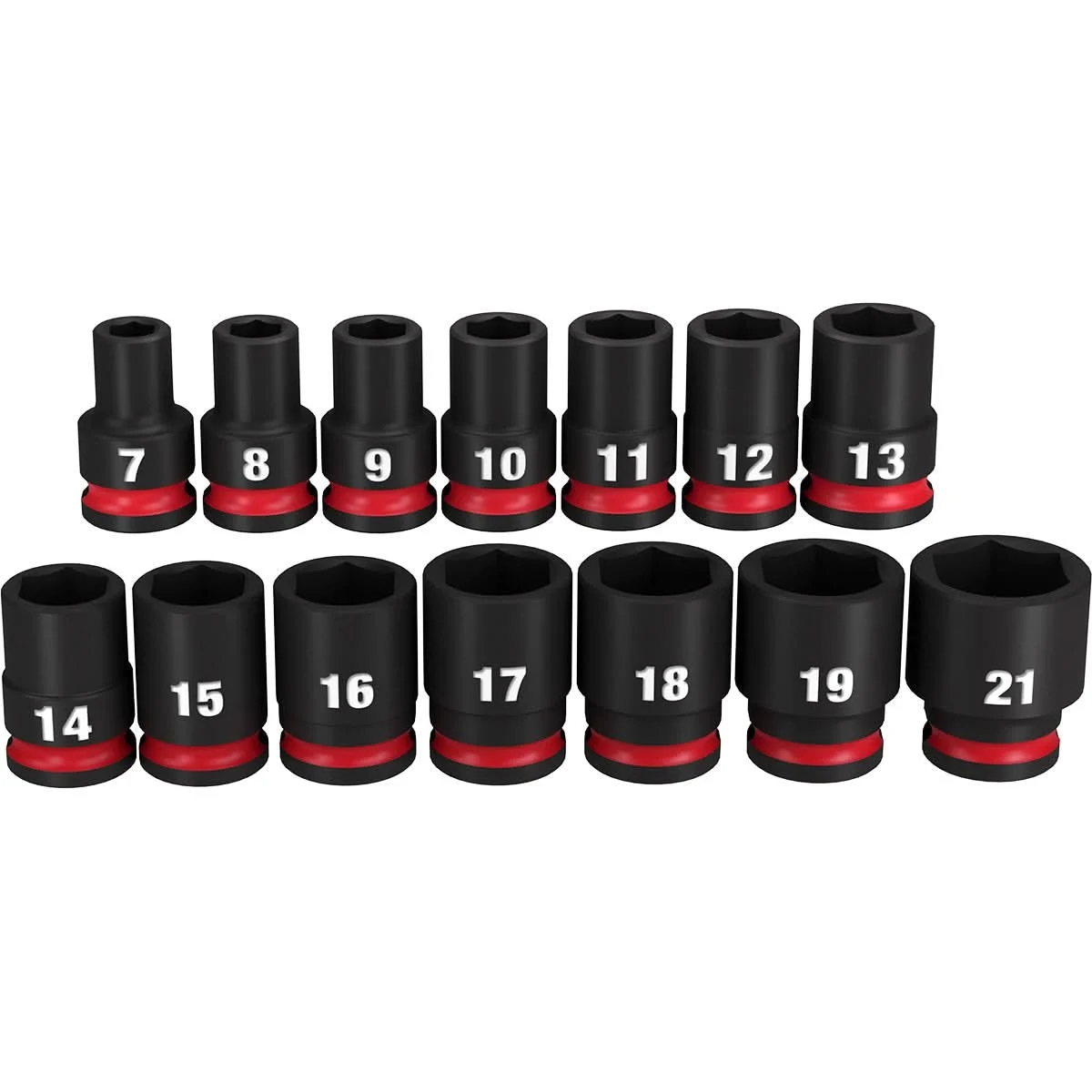 Milwaukee 14-Piece SHOCKWAVE 3/8-Inch Drive Metric Standard 6-Point Impact Duty Socket Set