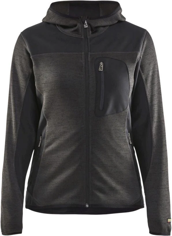 Blaklader 49762117 Women's Knitted Jacket, Grey / Black