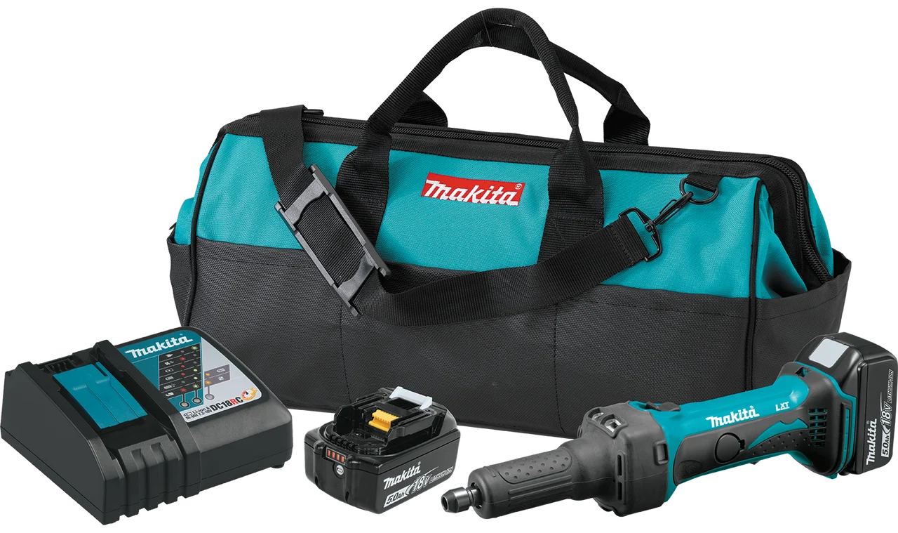 18V LXT? Lithium-Ion Cordless 1/4" Die Grinder Kit (5.0Ah), XDG01T