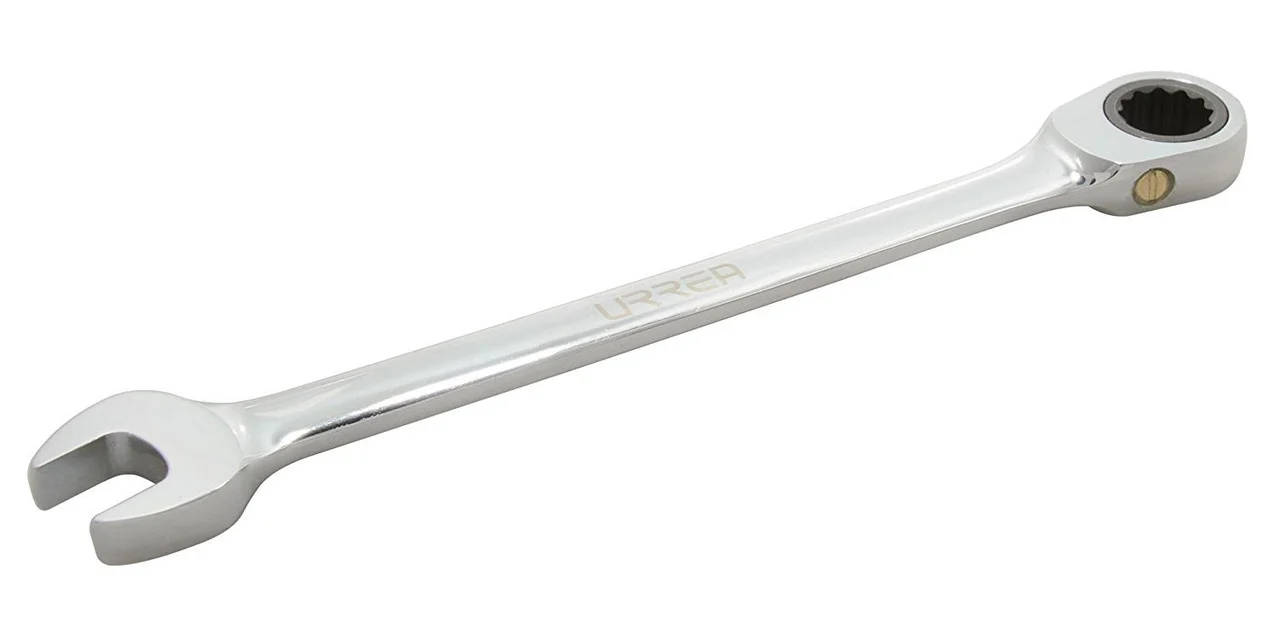 URREA Combination Ratcheting Wrench 7/8,12 Point,1228CM