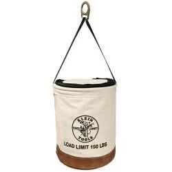 Klein Tools 5104CLR22 Canvas Bucket with Bucket Top, 22-Inch