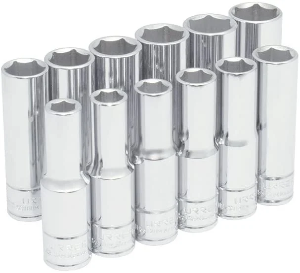 1/2" Drive 6-Point Sockets 12 Pieces Set 54204