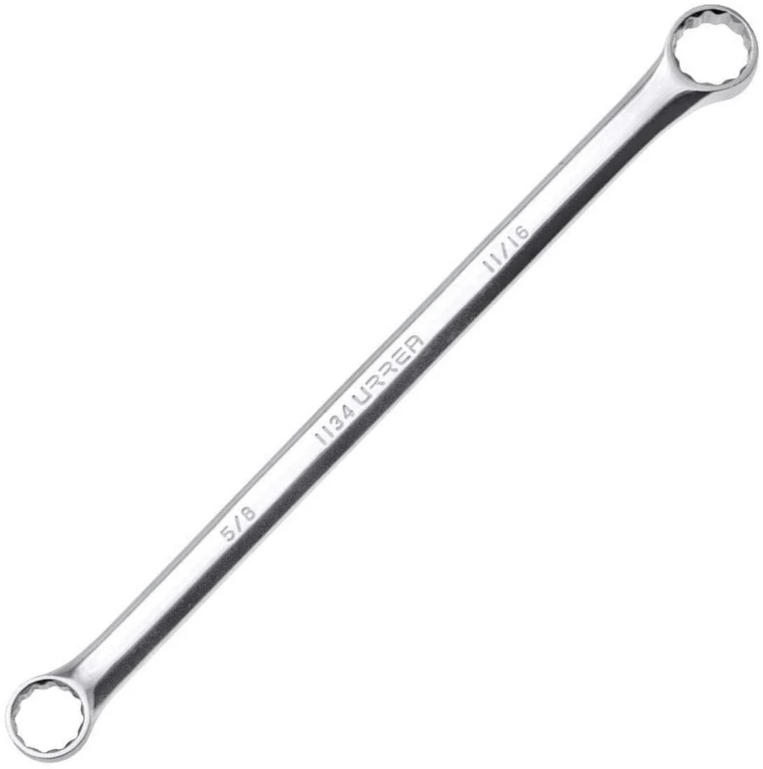 URREA 15 Degree Box-End Wrench 11/16x3/4,12 Point, 1135