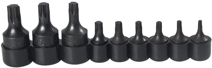 Combination Drive Torx Bit Socket 9 Pieces Sets 4752W