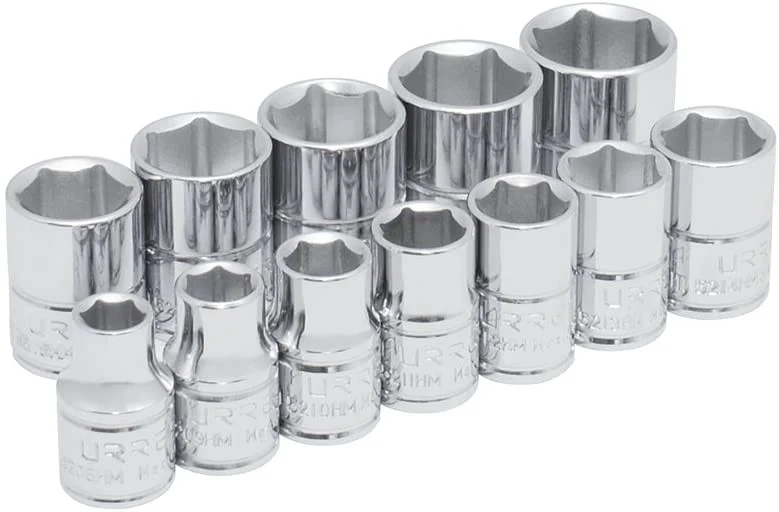 3/8" Drive 6-Point Socket 12 Pieces Set 52212