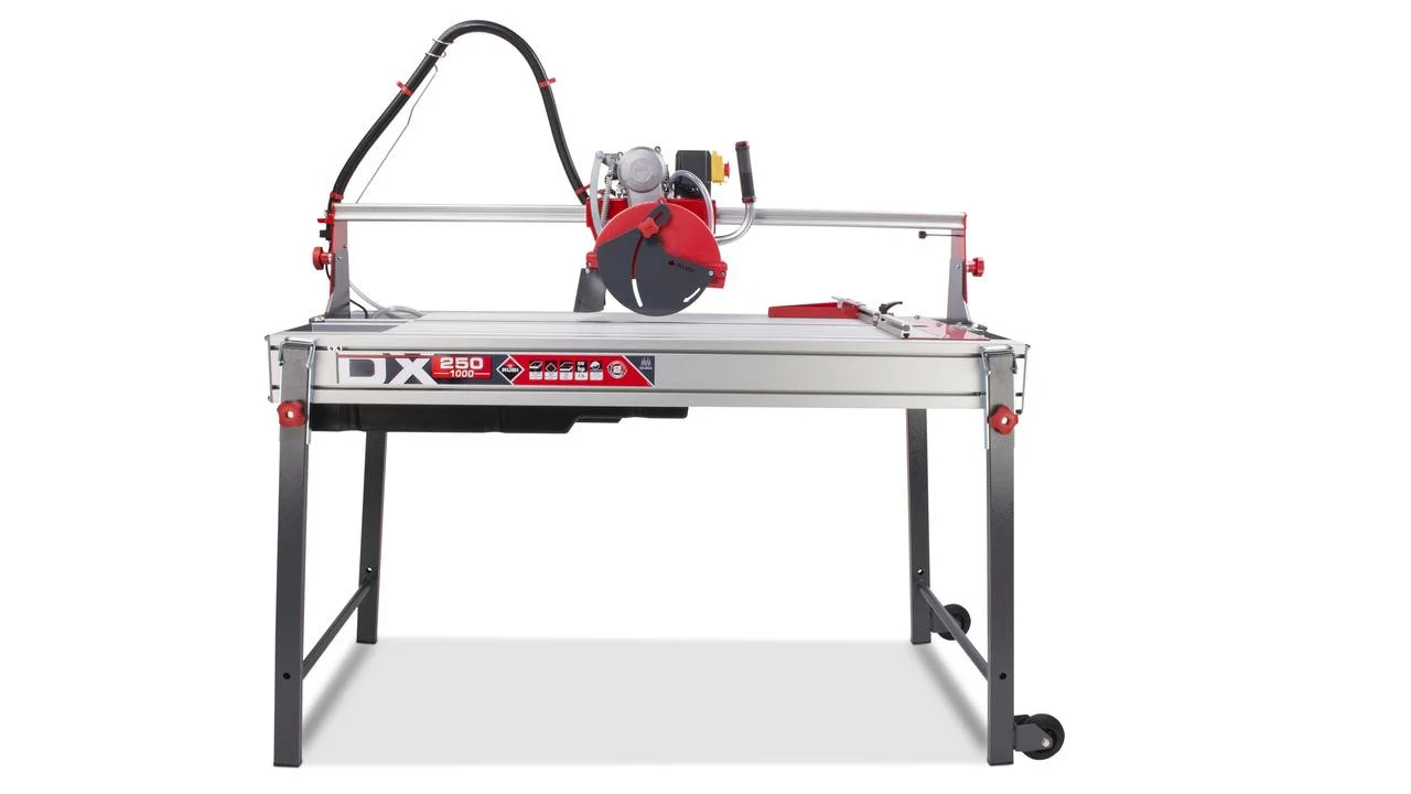 Rubi Tile Saws DX-250-1400 Plus ZERO DUST (2hp) 60" - 10" Blade Laser&Level (Discontinued) Replaced by DCX-250