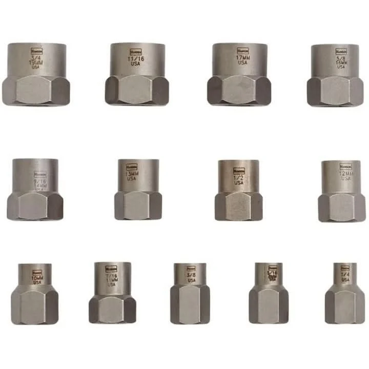 Irwin 54113 HANSON Professional's Industrial Bolt Extractor 13 Piece Set