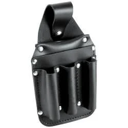 Klein Tools 5481 Tool Pouch, Leather Pocket Tool Organizer, 6-Pockets, 5.75x2.5x10-Inch