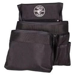 Klein Tools 5701 Tool Pouch, PowerLine Series 8-Pocket Tool Pouch, Black Nylon