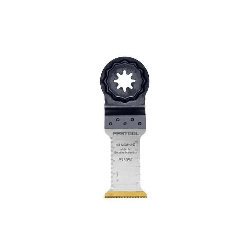 Festool 578096 MSB 60/32/HM/OSC 2-3/8 in. (60mm) x 1-1/4 in. (32mm) Carbide Blade (Starlock Plus)
