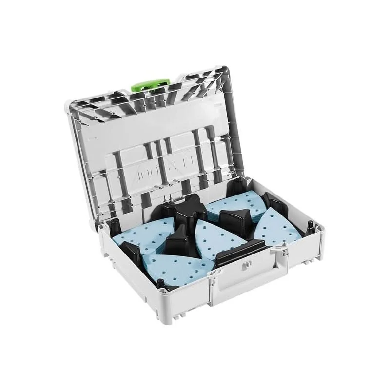 Festool 578195 Granat DTS/DTSC 400 Delta Abrasives 100-Piece Value Set Systainer3