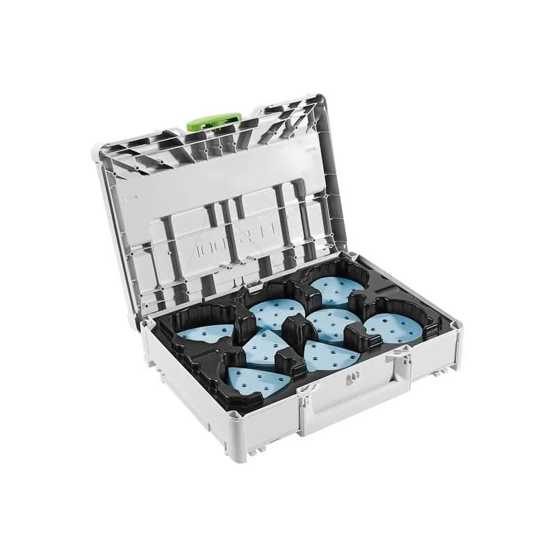Festool 578196 Granat RO 90 / DX93 Abrasives D90 / V93 160-Piece Value Set Systainer3