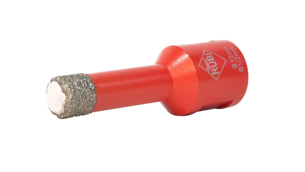 Rubi Drygres Diamond Drill Bits DRY DRILL BIT 1/2" - grinder use 5/8" con.