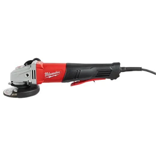 11 Amp 4-1/2? / 5? Braking Small Angle Grinder Paddle No-Lock