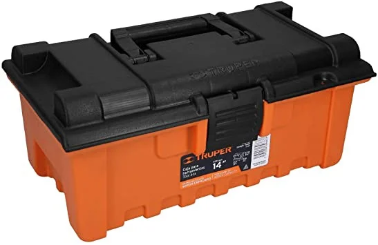 Truper Tool Boxes w/Plastic Latches, Extra-Wide 22" Plastic Toolboxes #19780