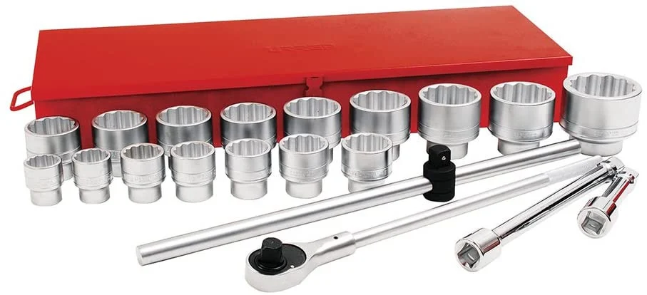 1" Drive Socket 21 Pieces Set With Accessories 57102