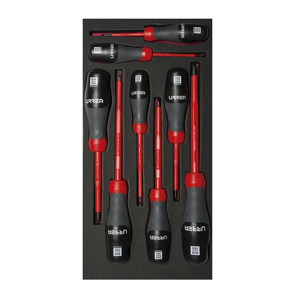 URREA 8 pc 1000V TRIMATERIAL SCREWDRIVER SET #CH119L