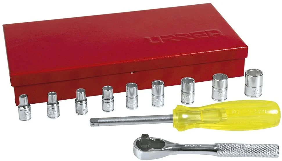1/4" Drive Socket 12 Pieces Set With Accessories 4700C