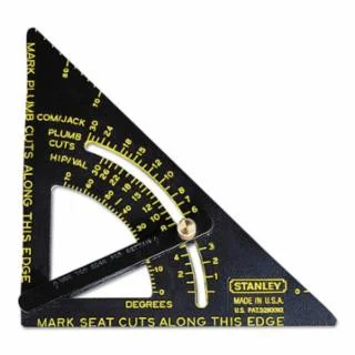 Stanley Premium Adjustable Quick Square Layout Tools, 6 3/4 in, Aluminum
