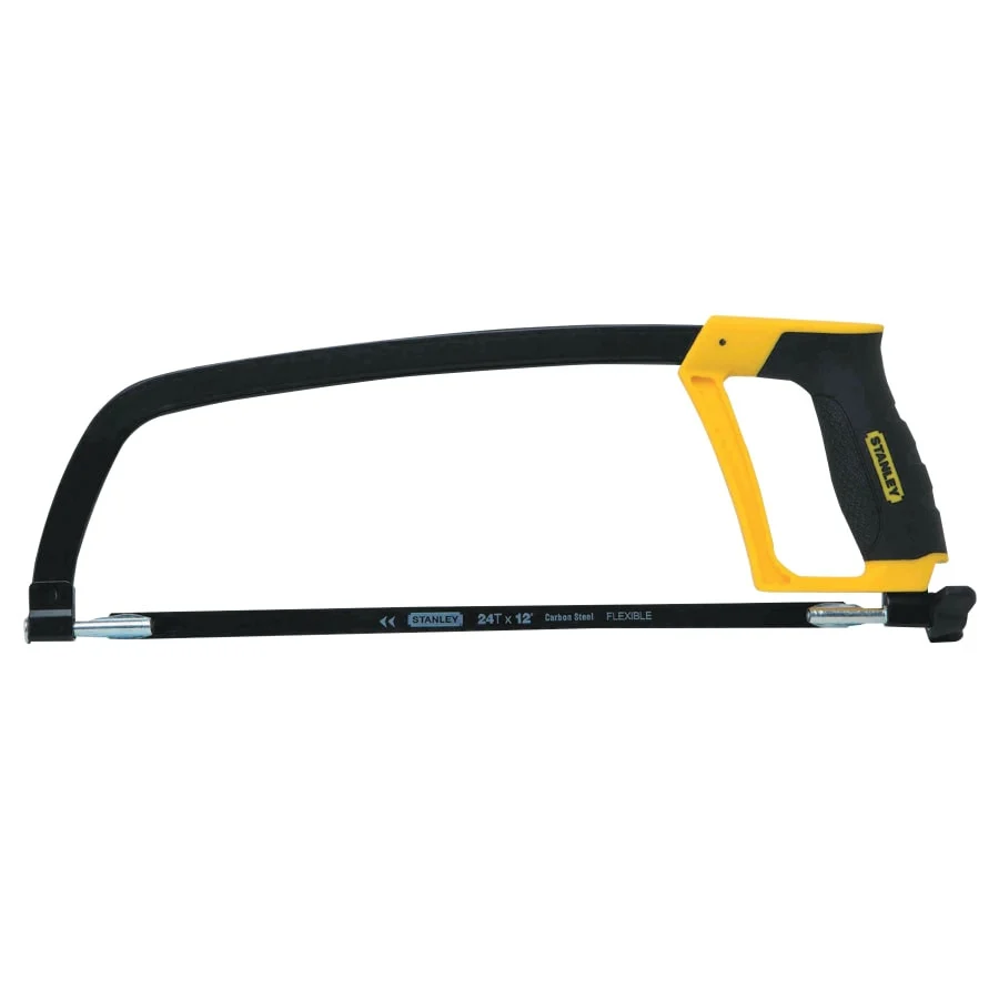 Stanley Rubber Grip Hacksaws, 12 in