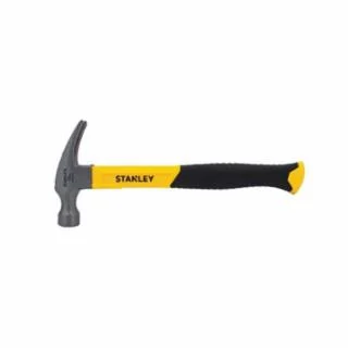 Stanley Claw Fiberglass Hammer, Steel, 12-3/4 in, 16 oz Head