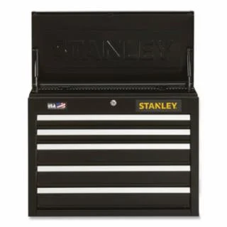 Stanley 300 Series Top Tool Chest, 26 in, 5-Drawer, Black (Discontinued)