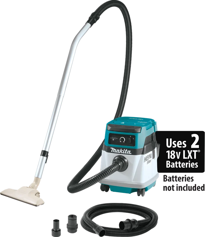 36V (18V X2) LXT?/Corded 4 Gallon HEPA Filter Dry Dust Extractor/Vacuum, Tool Only, Anti-static hose, XCV13Z