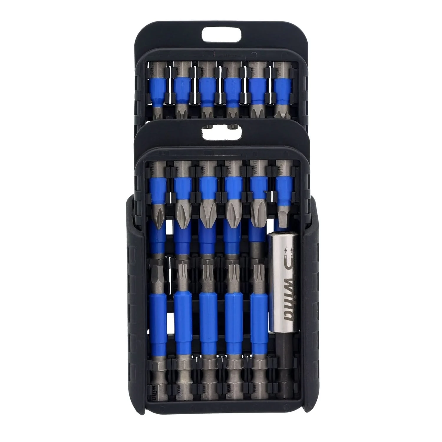 Wiha 70289 24-Piece TerminatorBlue Impact Driver Bit Set w/ Belt Clip