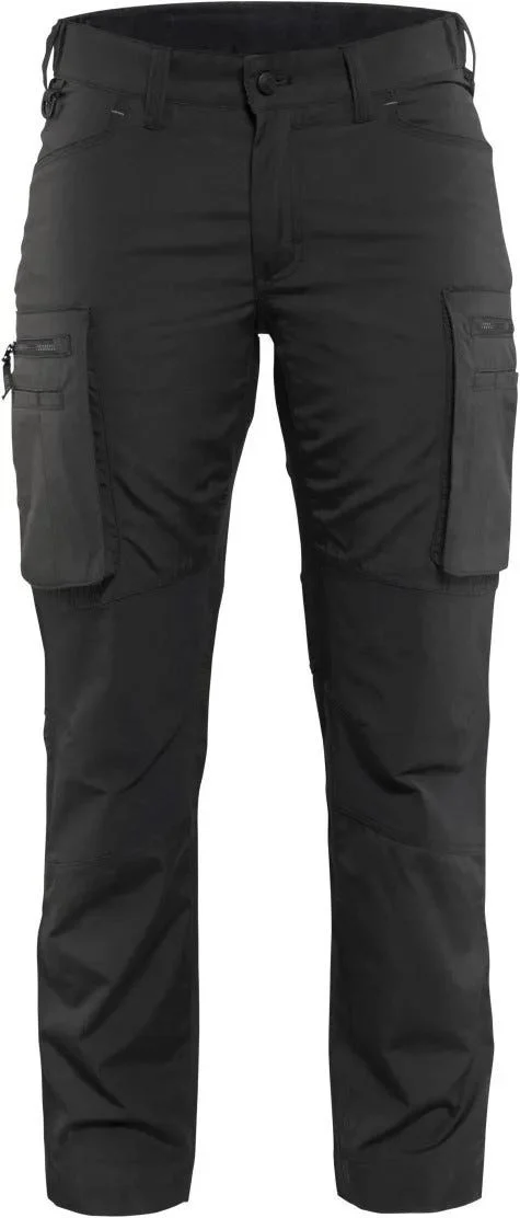 Blaklader Workwear Women's Service Stretch Work Pants, Black