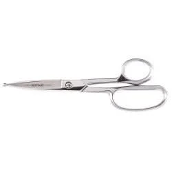 Klein Tools 718LRBP Heavy Duty Shear Large Ring, Ball Tips, 9-1/8-Inch