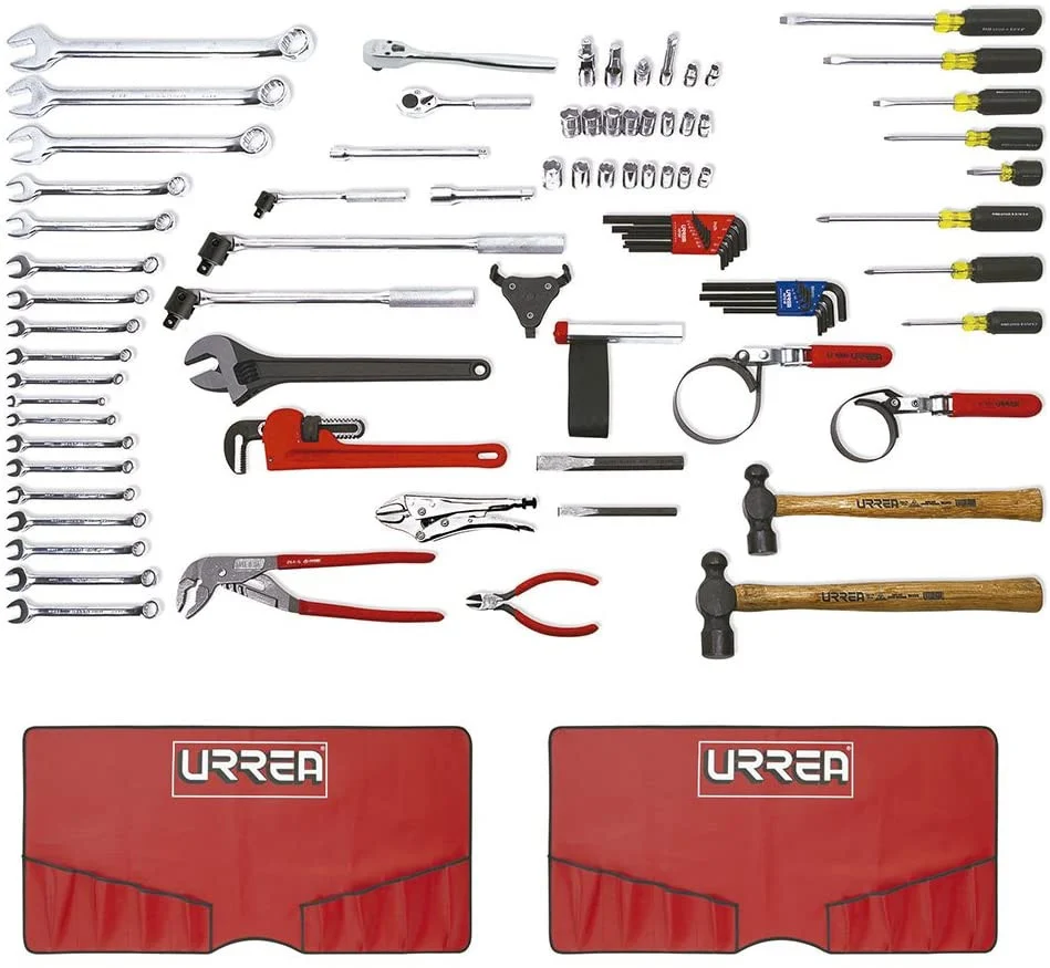 URREA 73 pc Combination automotive sets with toolbox #98051