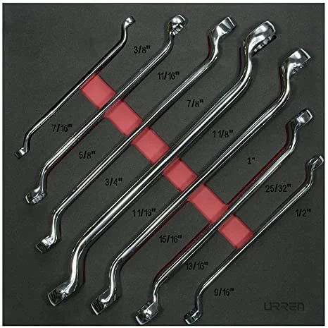 URREA 7 pc 45ø BOX-END WRENCH SETS #CH213