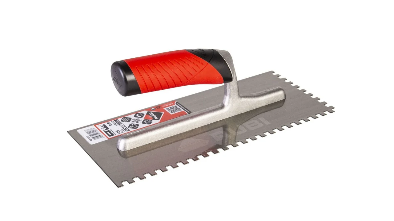 Rubi Tile Installation Tools PRO RUBIFLEX TROWEL 1/4" x 1/4" (ditra XL)