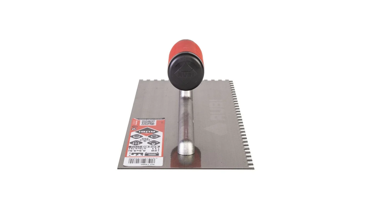 Rubi Tile Installation Tools PRO RUBIFLEX TROWEL 3/16" x 3/16" (ditra)