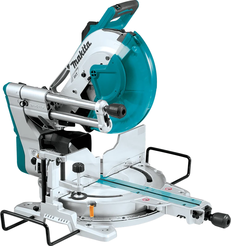 12" Dual-Bevel Sliding Compound Miter Saw with Laser, Unique 2-Steel, 200LS1219L