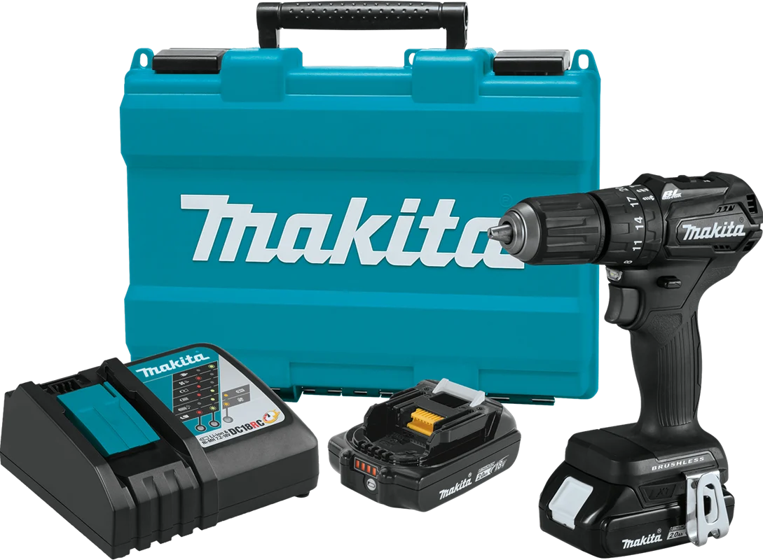 18V LXT? Lithium-Ion Sub-Compact Brushless Cordless 1/2" Hammer Driver-Drill Kit (2.0Ah), XPH11RB