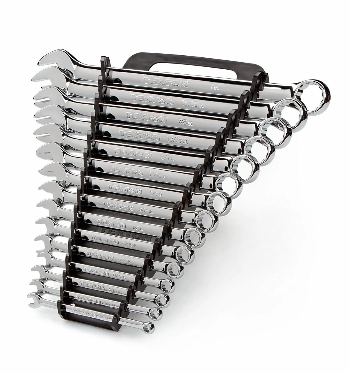 TEKTON Combination Wrench Set with Store and Go Keeper, Inch, 1/4-Inch - 1-Inch,