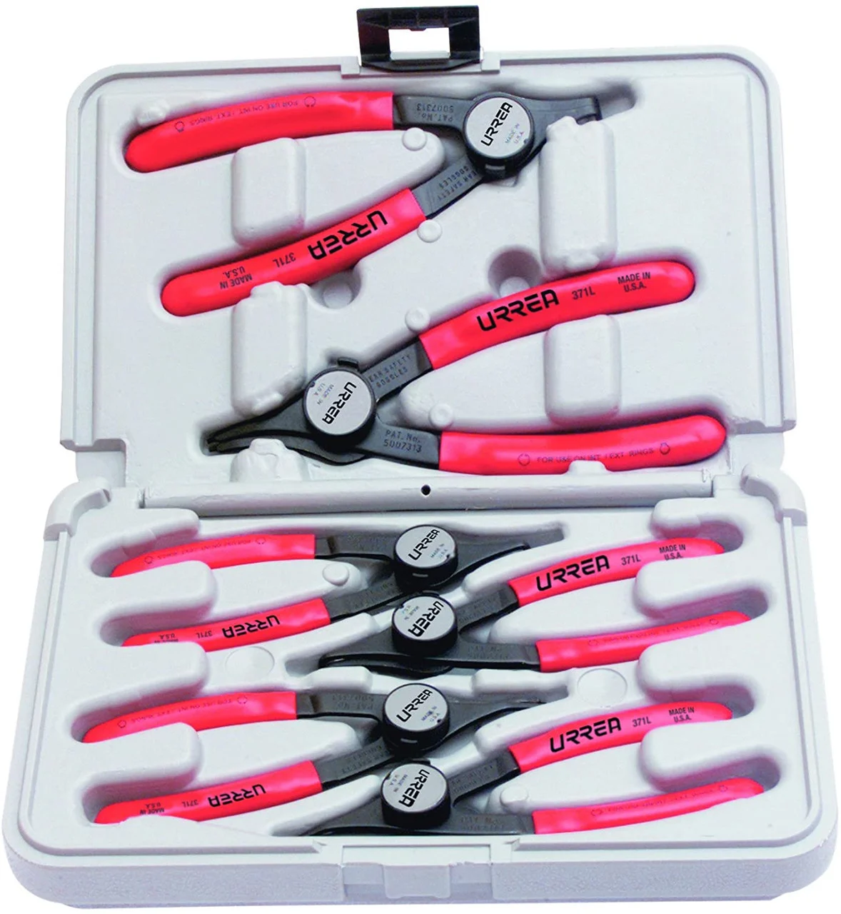 6 Inch 0 Degree Angle Easy-change Convertible Retaining Ring Pliers 399L