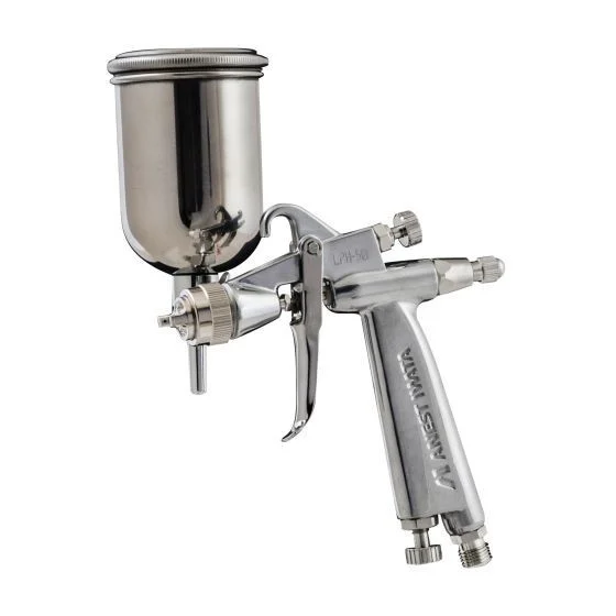 ANEST IWATA 5276 LPH50 Series HVLP Gravity Feed Miniature Spray Gun with Cup, 1