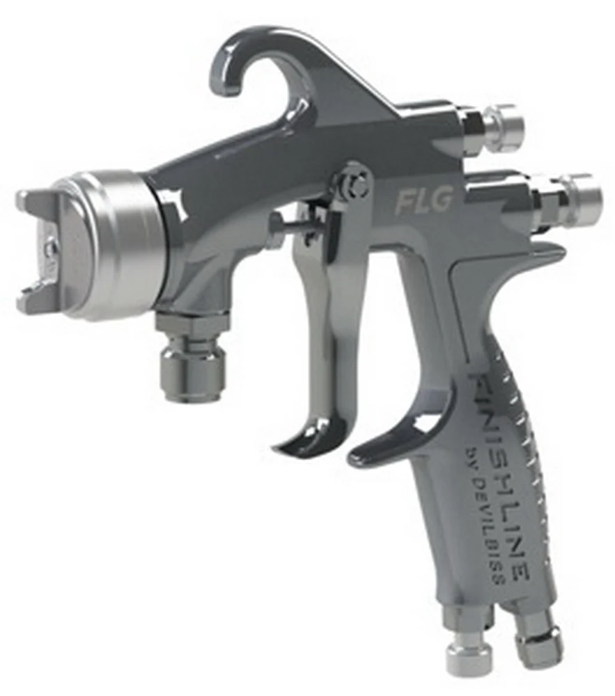 DevilBiss? Pressure Feed Spray Gun, 1.4, 1.8 mm Nozzle