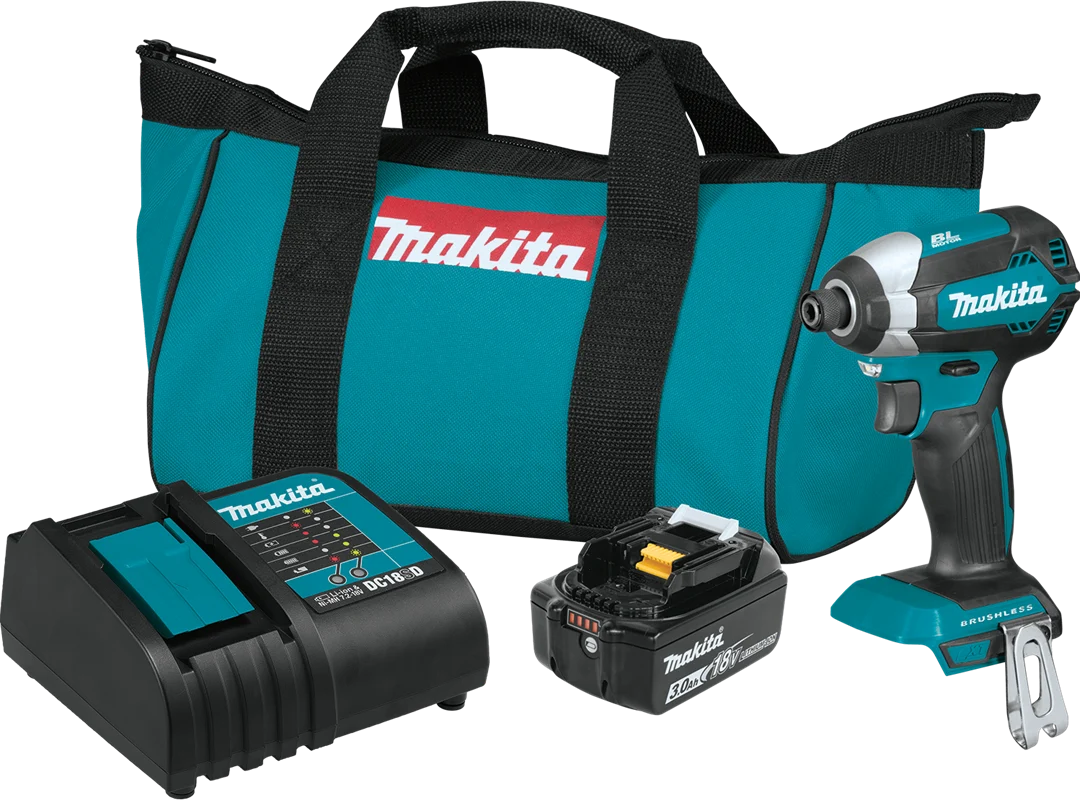 18V LXT? Lithium-Ion Brushless Cordless Impact Driver Kit (3.0Ah), Compact design, XDT131