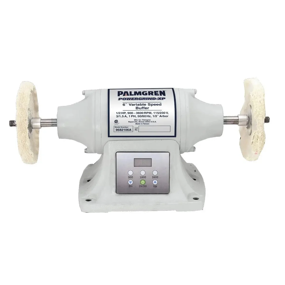 6" Variable Speed 3/4HP 115/240V Bench Buffer