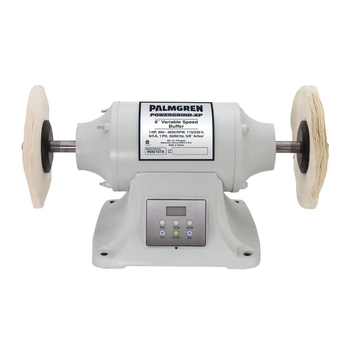8" Variable Speed 1HP 115/230V Bench Buffer