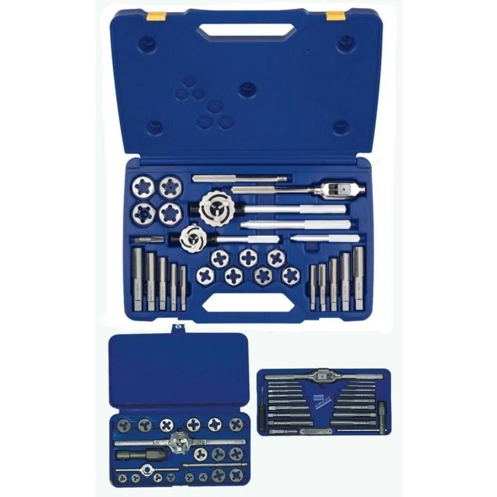 Irwin 97606 HANSON Machine Screw Fractional Tap And Die 66 Piece Set